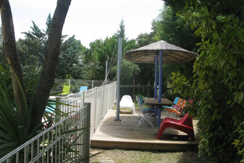 Gite Avec Piscine Et Climatisation Buzignargues Exteriör bild